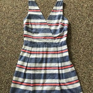 Vineyard Vines Striped Linen Blend Dress